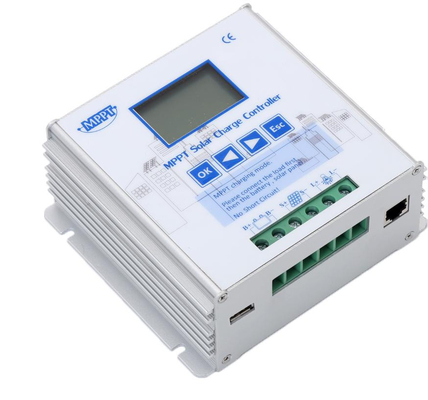 سیستم خاموش شبکه MPPT شارژر باتری خورشیدی 30A 12V 24V برای پنل خورشیدی