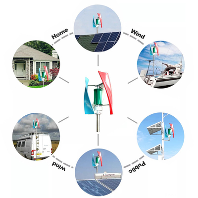 انواع توربین بادی عمودی محور عمودی VWAT 2KW 3KW 48V 96V انواع توربین بادی عمودی